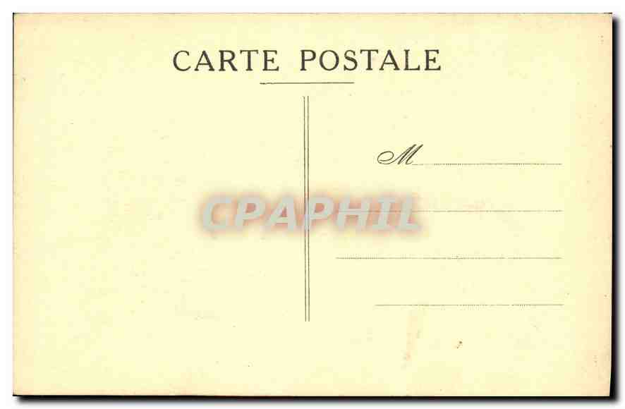 CPA Fantaisie Cygne Château — Rückseite
