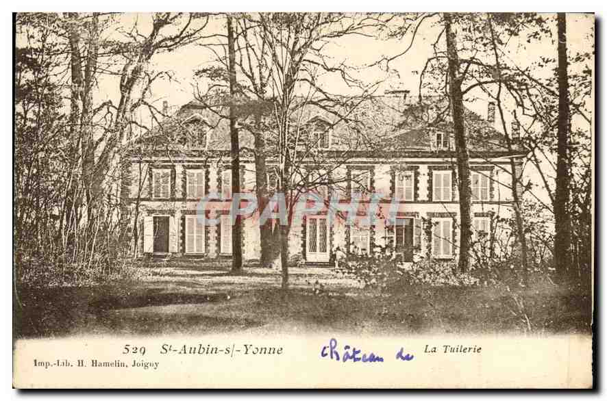 CPA St Aubin St Yonne La Tuilerie