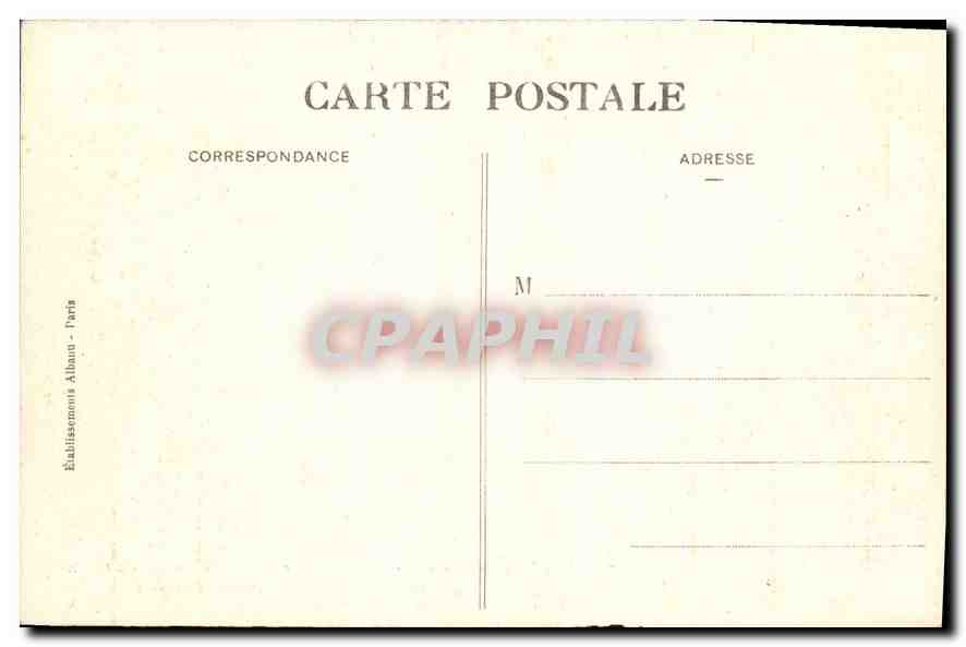 Blois - Le Château - Cabinet de travail de Catherine de Médicis — Éditeur E. A. — Rückseite