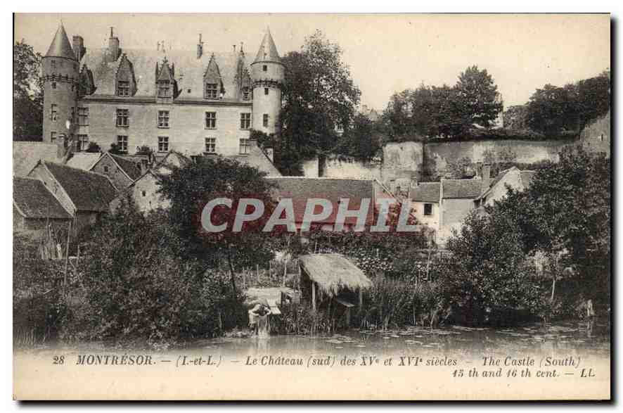 CPA Montresor (L et L) Le Chateau (Sud)
