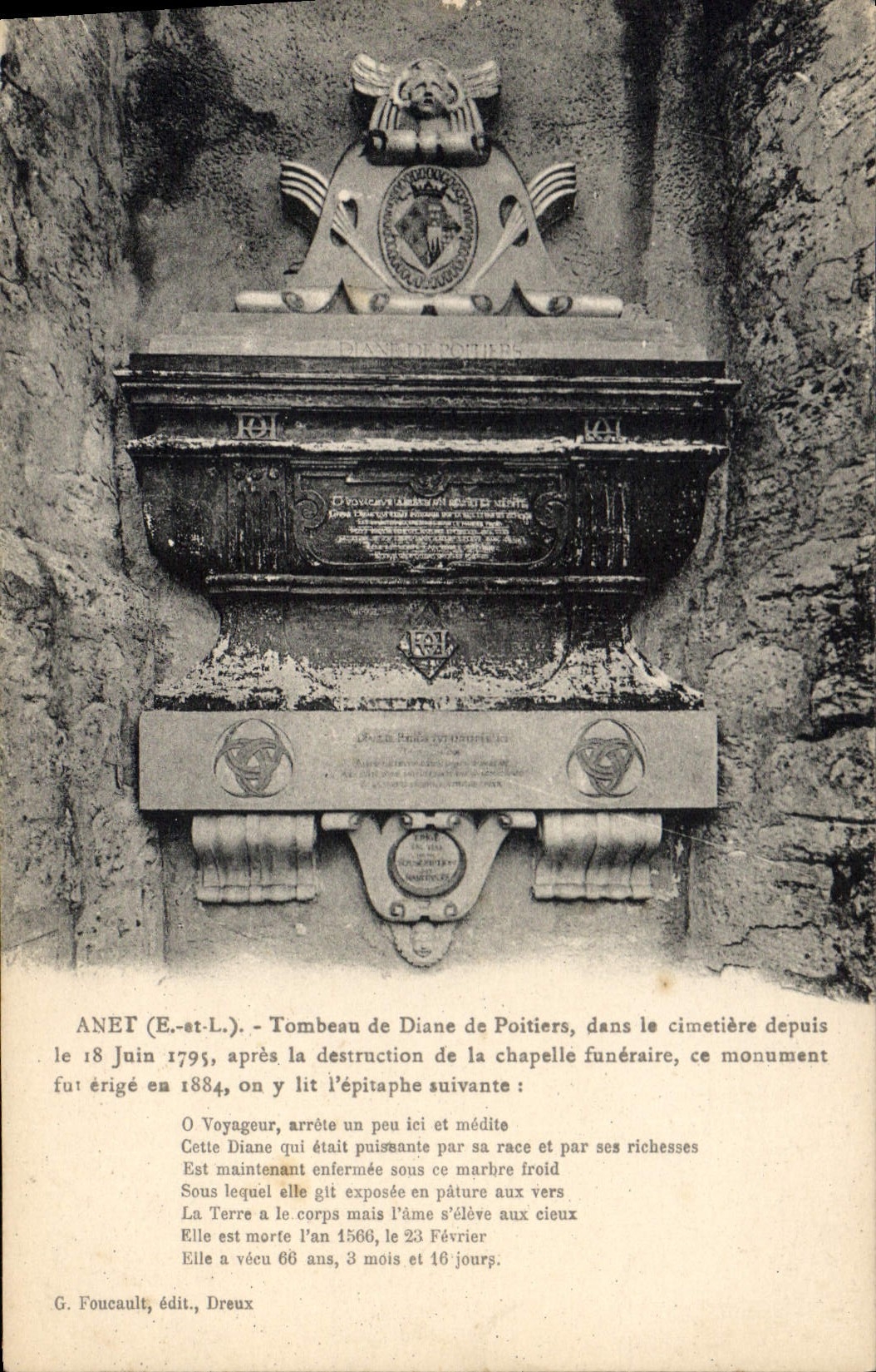 CPA Anet (E et L) Tombeau de Diane de Poitiers