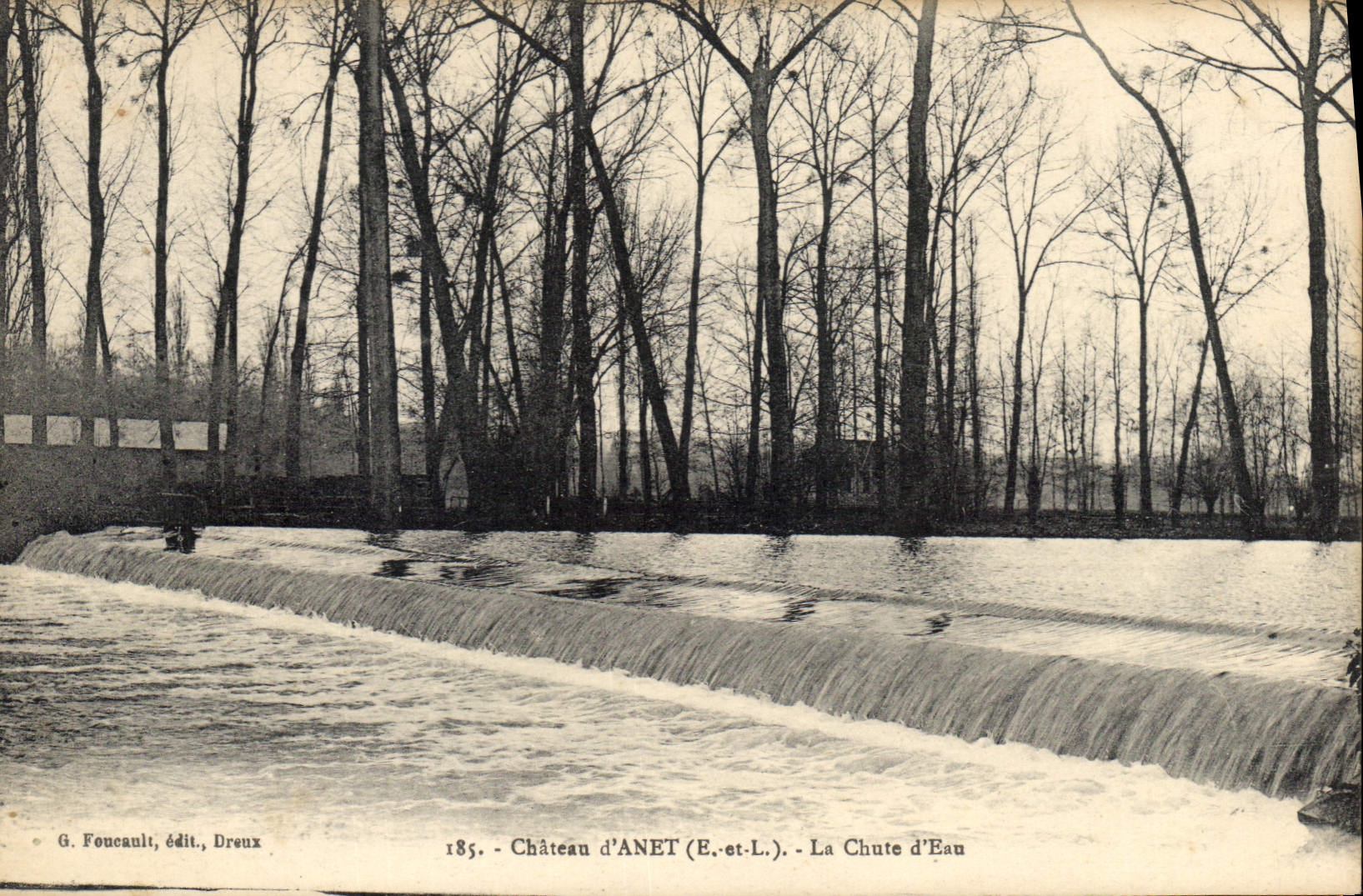 CPA Chateau d'Anet (Eure et Loire) La Chute d'eau