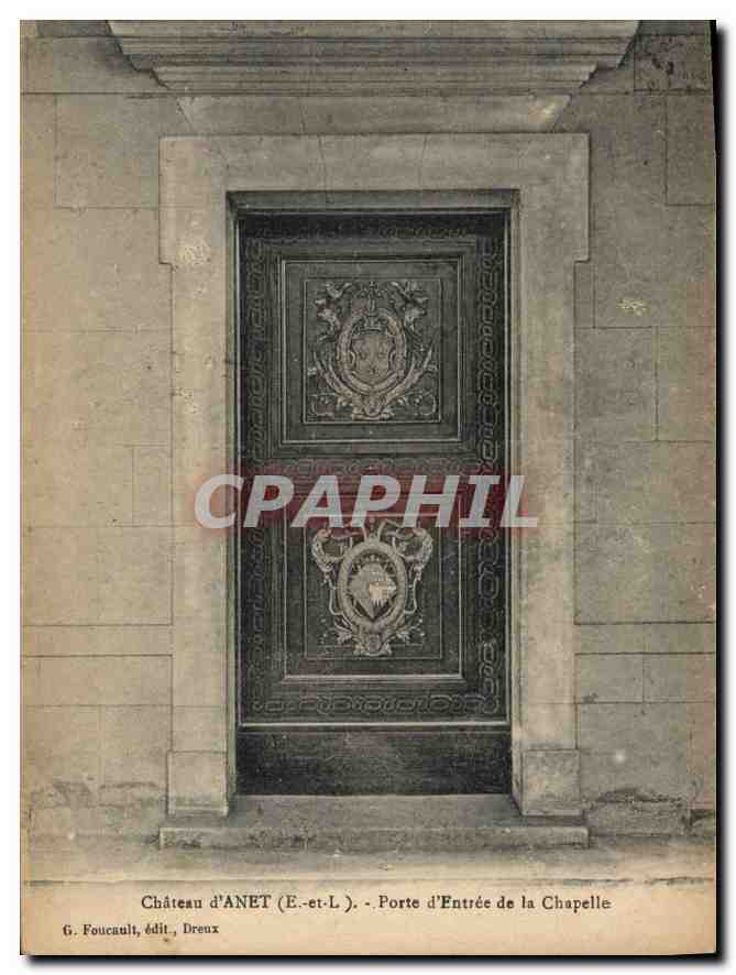 CPA Chateau d'Anet (Eure et Loire) Porte d'Entree de la Chapelle