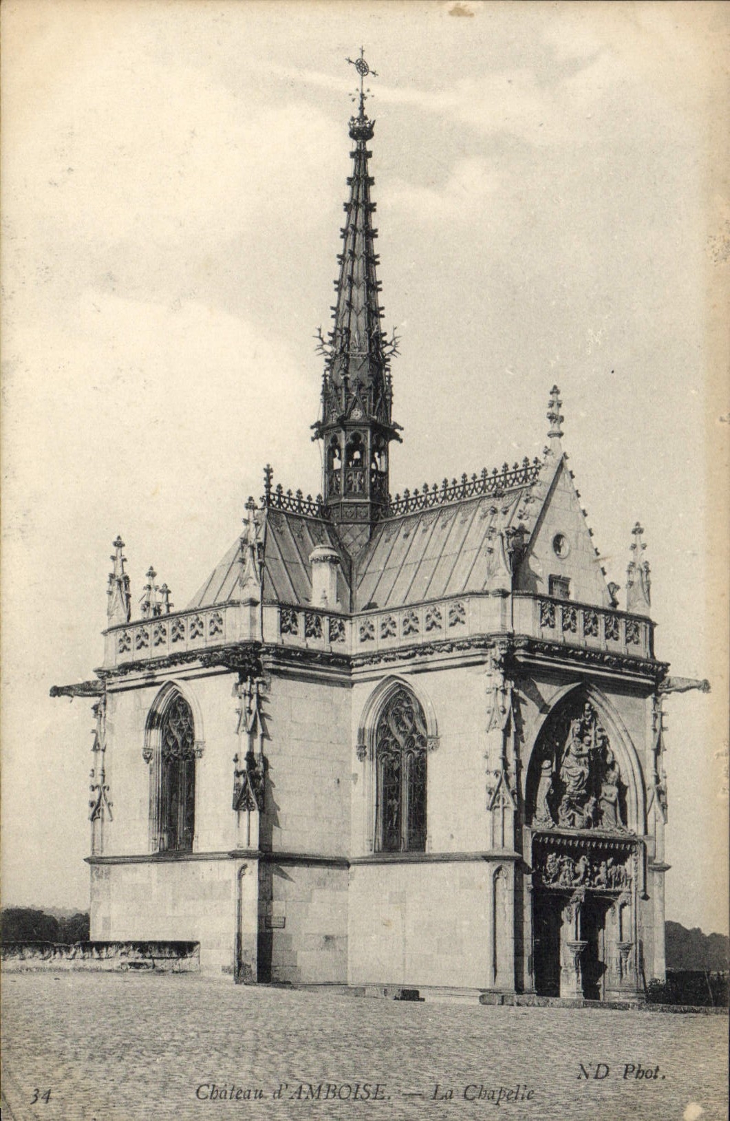 CPA Chateau d'Amboise La Chapelle