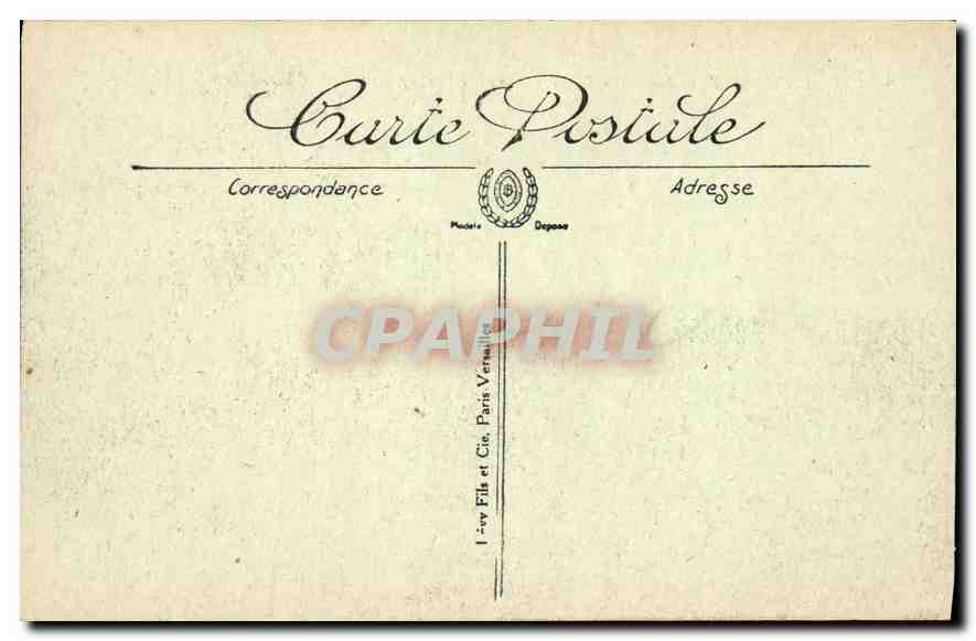CPA Amboise Vue de la Loire sur la Terrasse du Chateau — Rückseite