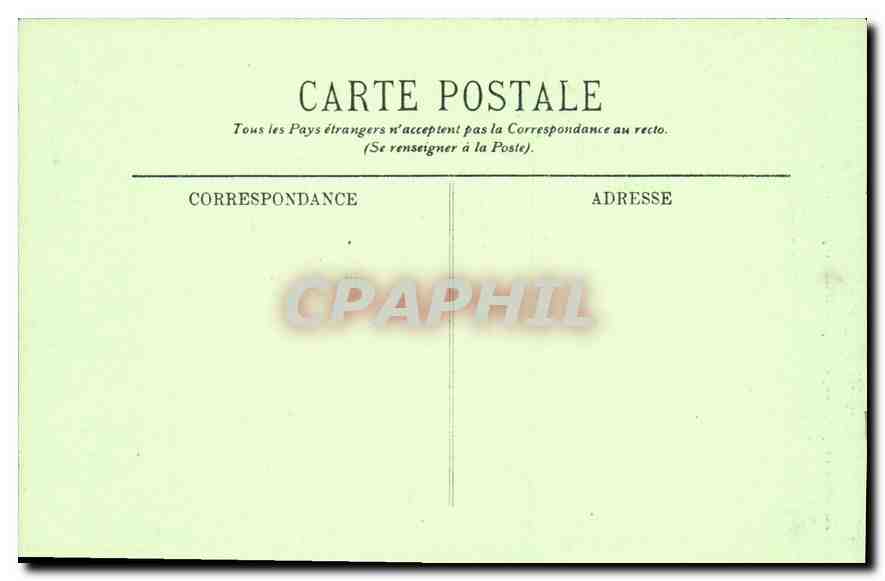 CPA Amboise Le Château La Tour Charles VII et balcon de fer forge — Rückseite