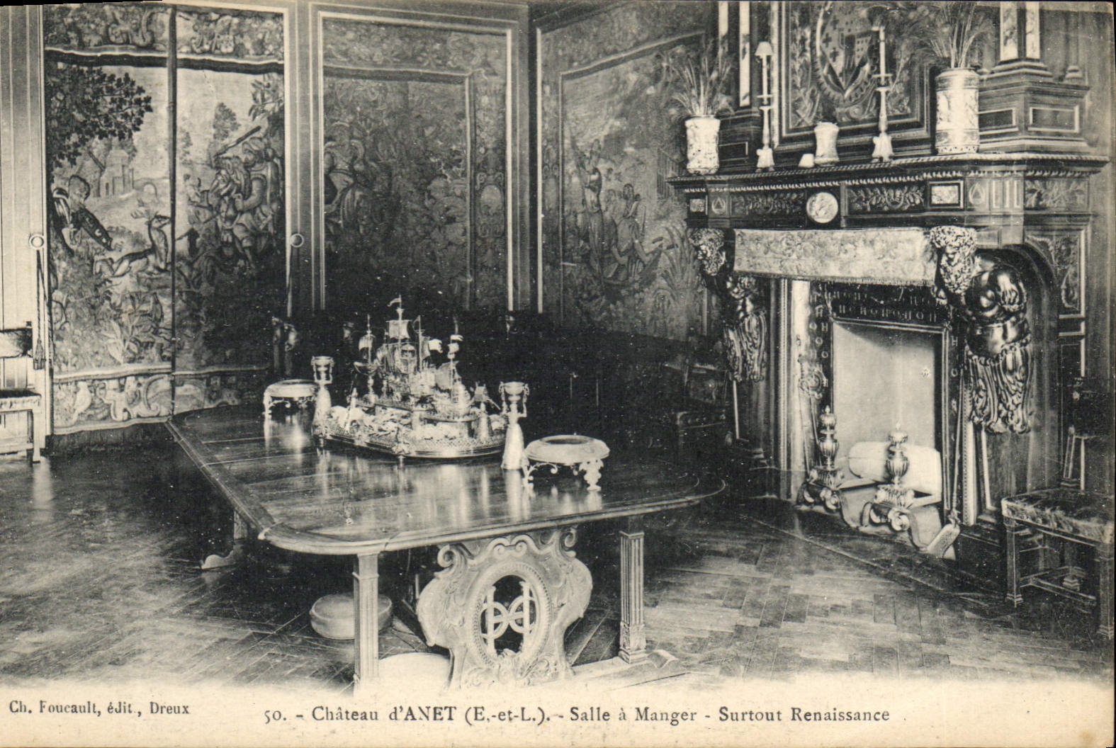 CPA Chateau d'Anet (E et L) Salle a Manger Surtout Renaissance