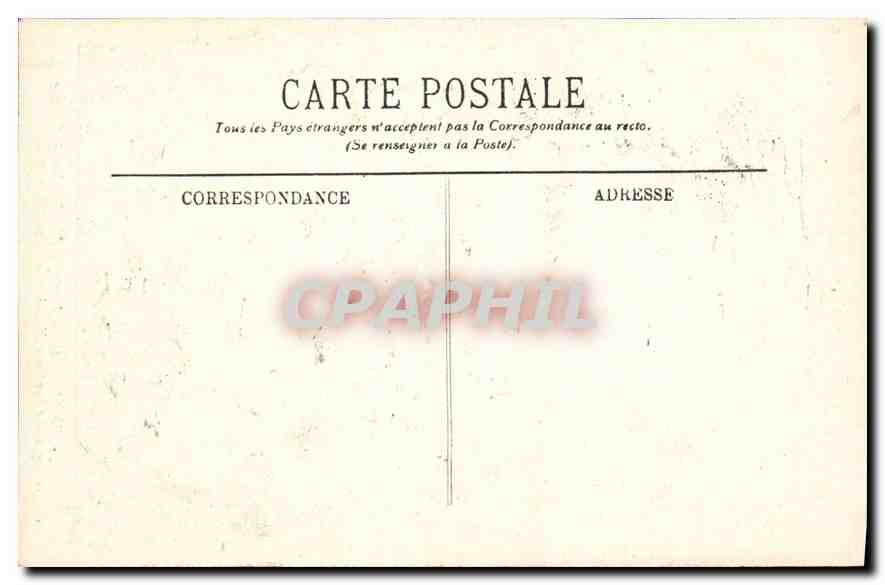 CPA Amboise Le Château Porte de l'ancien Jeu de Paume  — Rückseite