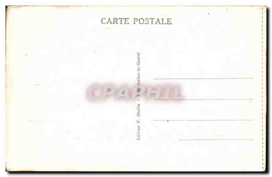 CPA Mourmelon Camp de Division Les nouveaux batiments Militaria — Back