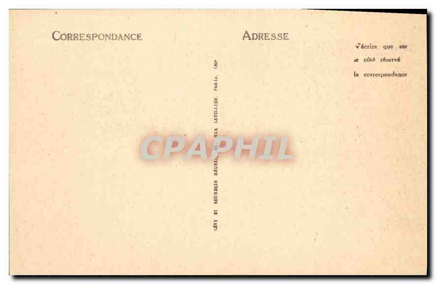 CPA Orange L'Amphitheatre Romain — Rückseite