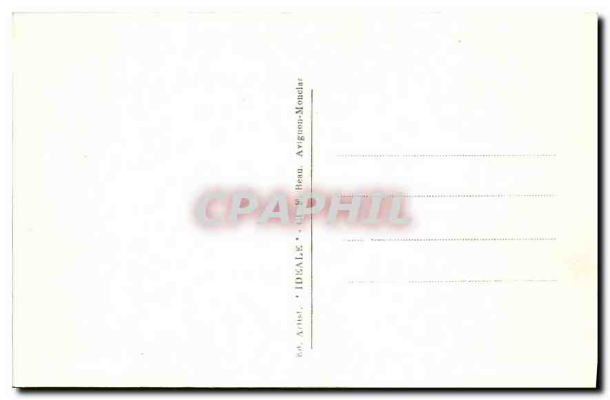 CPA Orange Theatre Antique Repetition generale — Rückseite