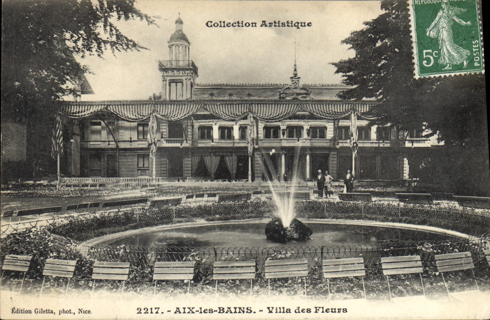 CPA Aix les Bains Villa des Fleurs