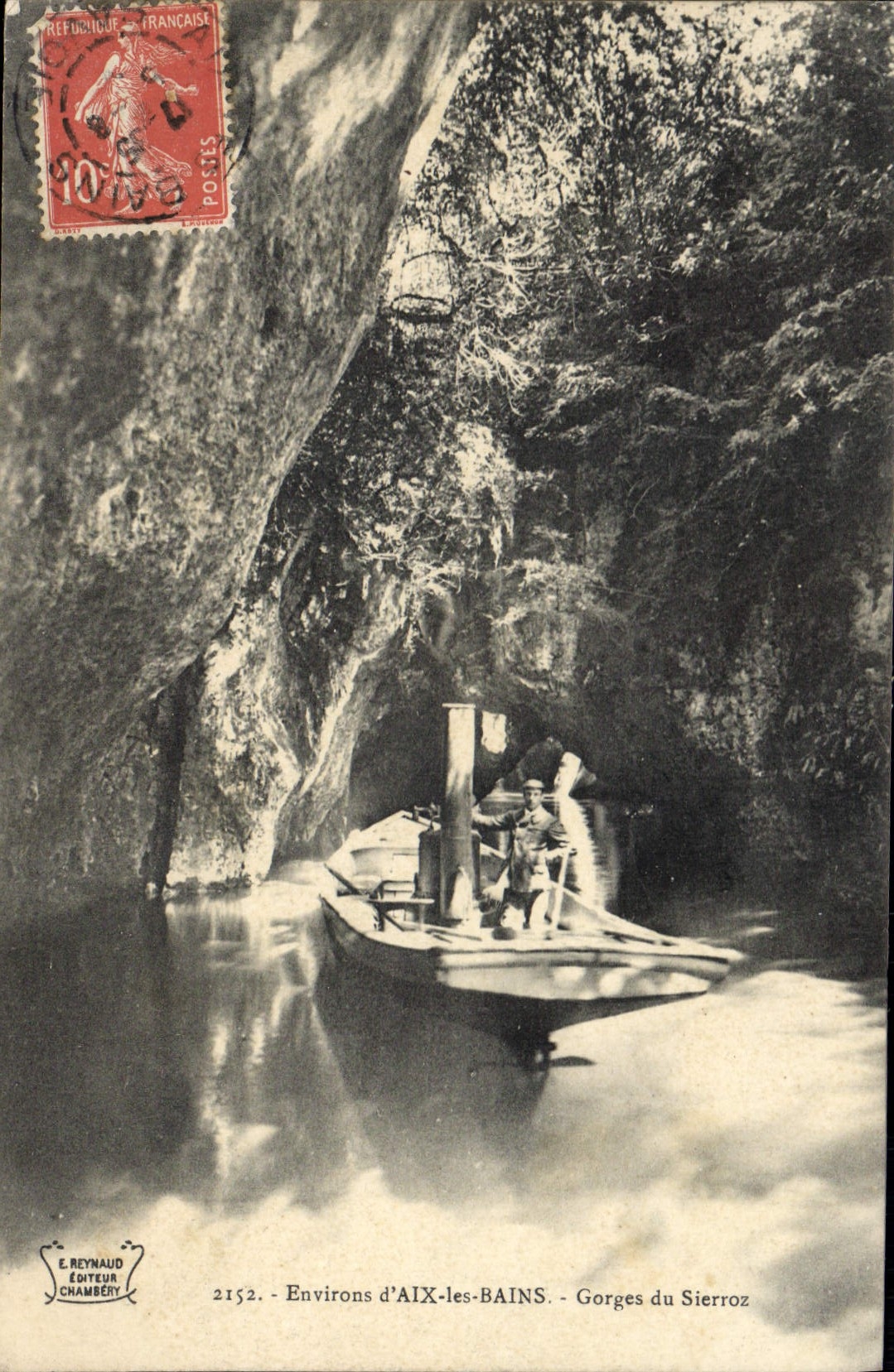 CPA Environs d'Aix les Bains Gorges du Sierroz
