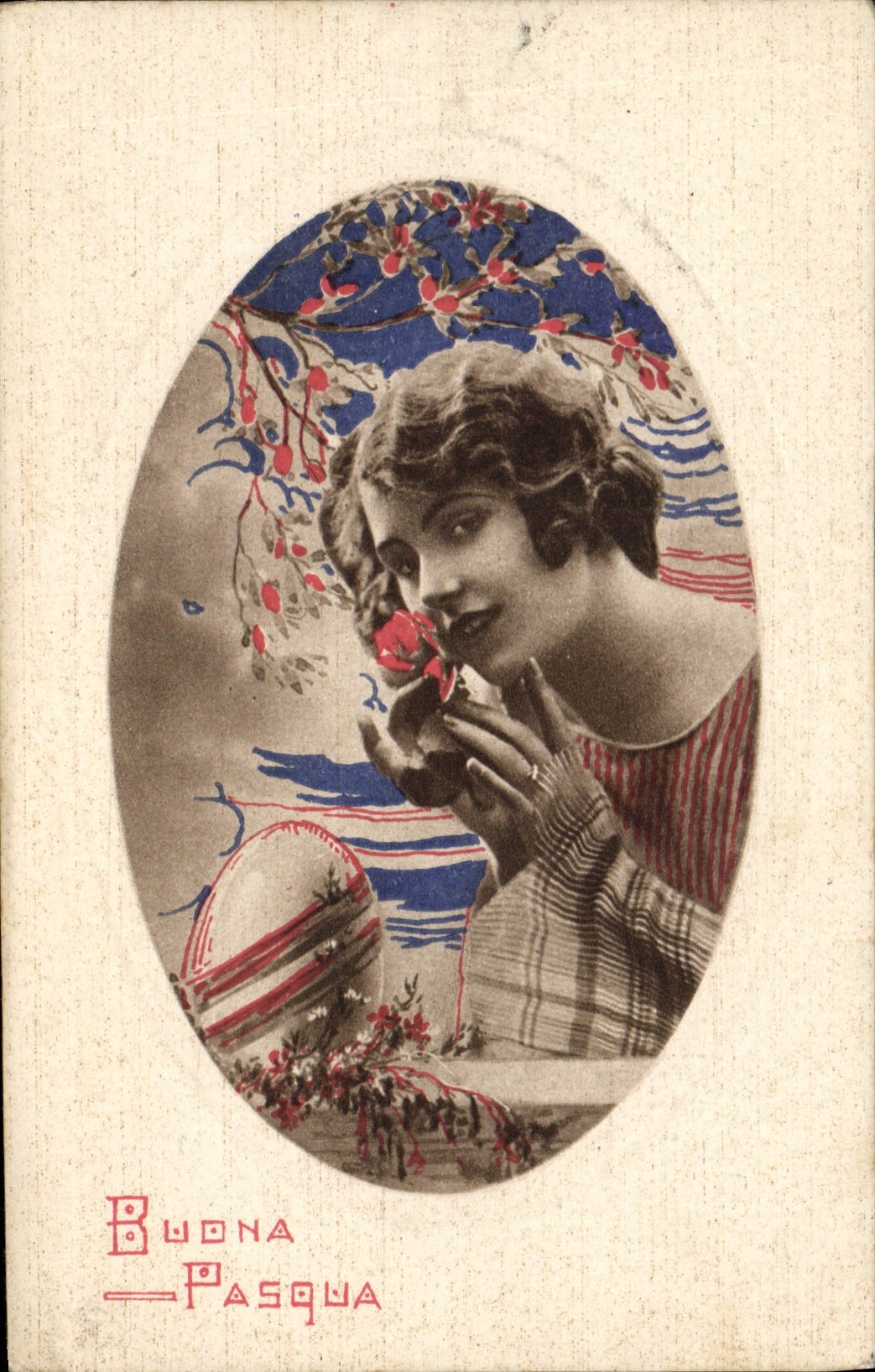 CPA Buona Pasqua Femme