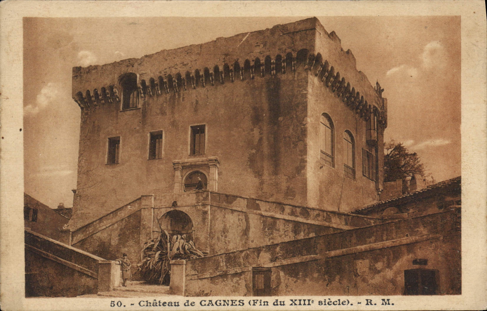 CPA Chateau de Cagnes (Fin du XIII siecle)