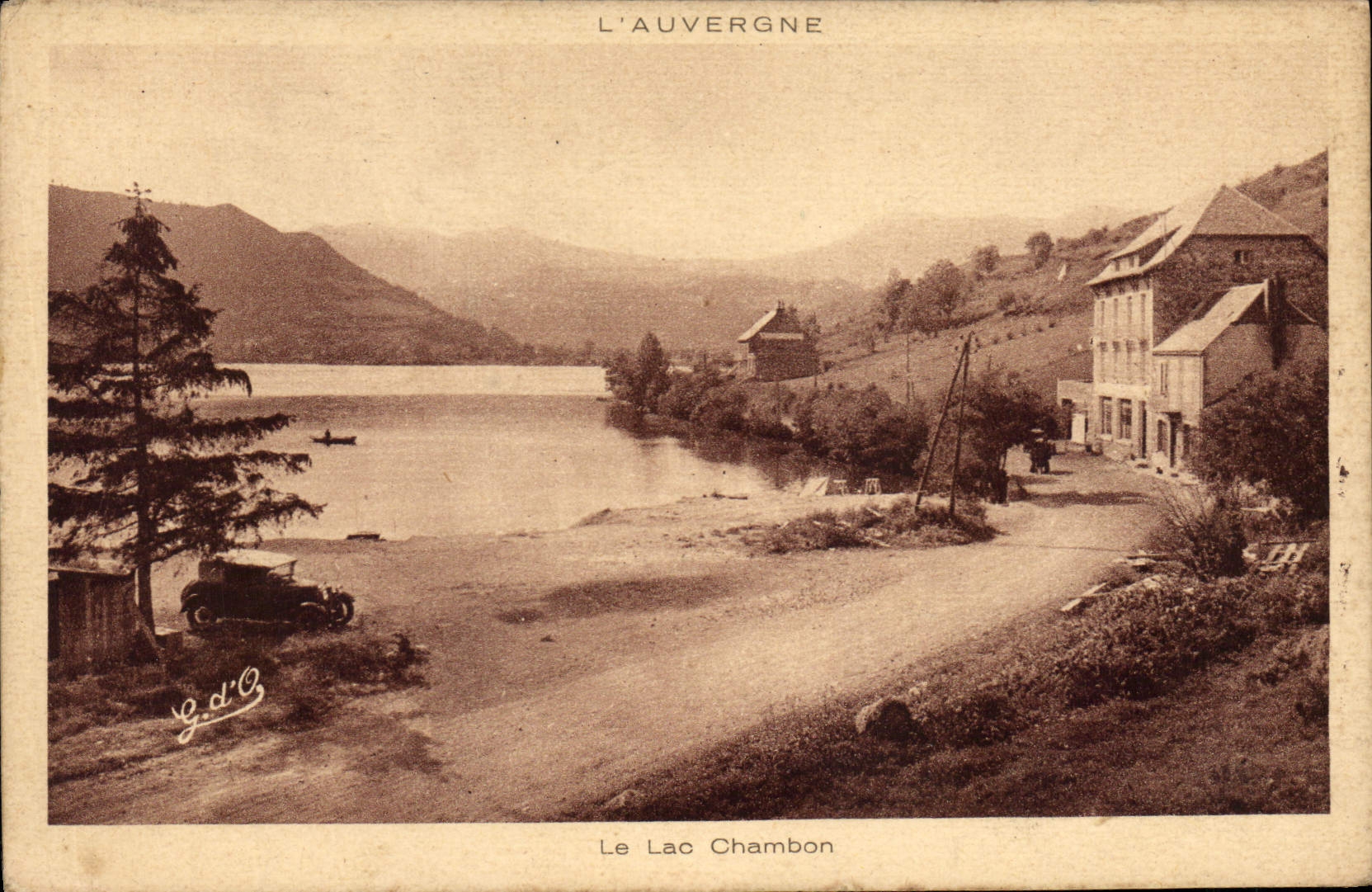 CPA L'Auvergne Le Lac Chambon