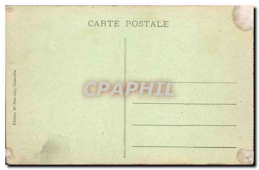 Grenoble - La Tronche, l'Île Verte et la Chaîne des Alpes — Édition Mr. Poucier, Grenoble, n° 415 — Rückseite