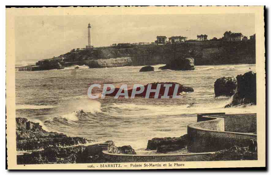 CPA Biarritz Point St Martin et le Phare