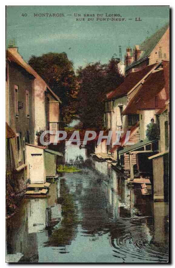 CPA Montargis Un Bras de Loing