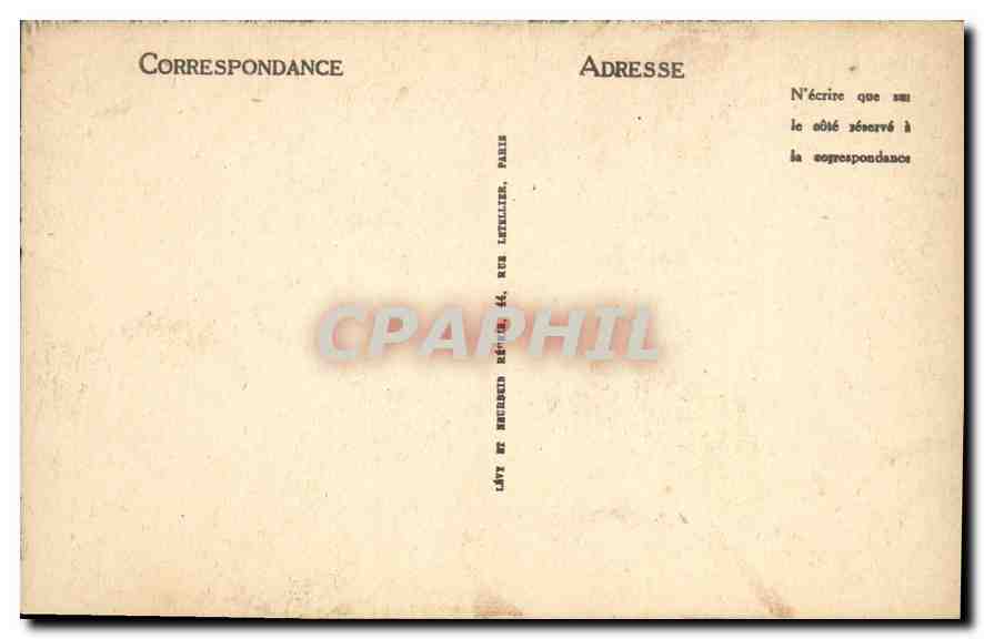 CPA Montargis Un Bras de Loing — Rückseite
