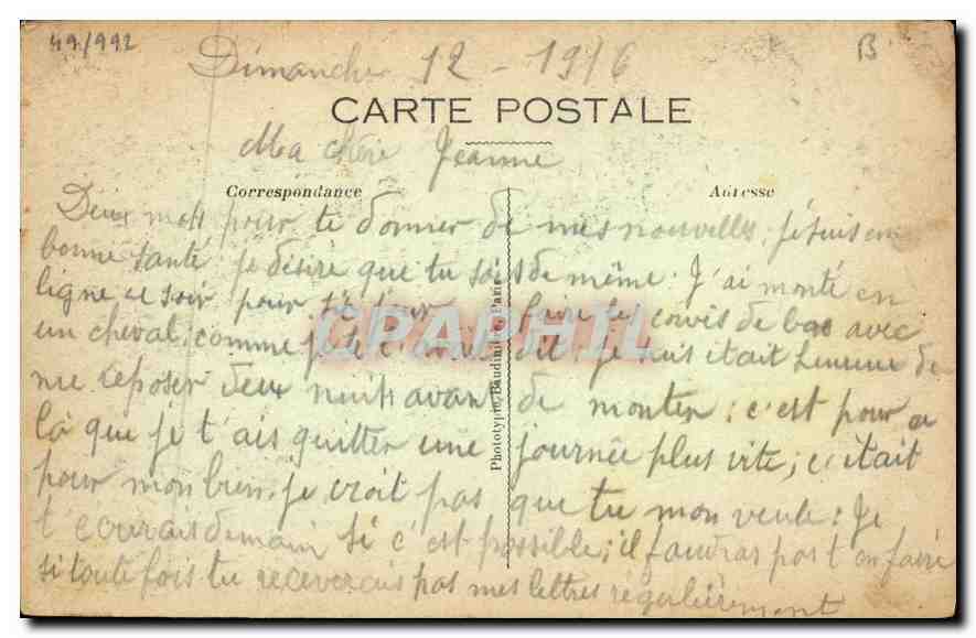 CPA Montargis (Loiret) Vue generale — Rückseite