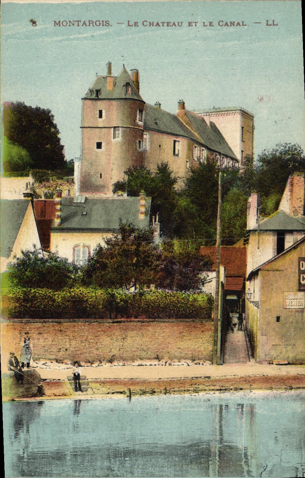 CPA Montargis Le Chateau et le Canal