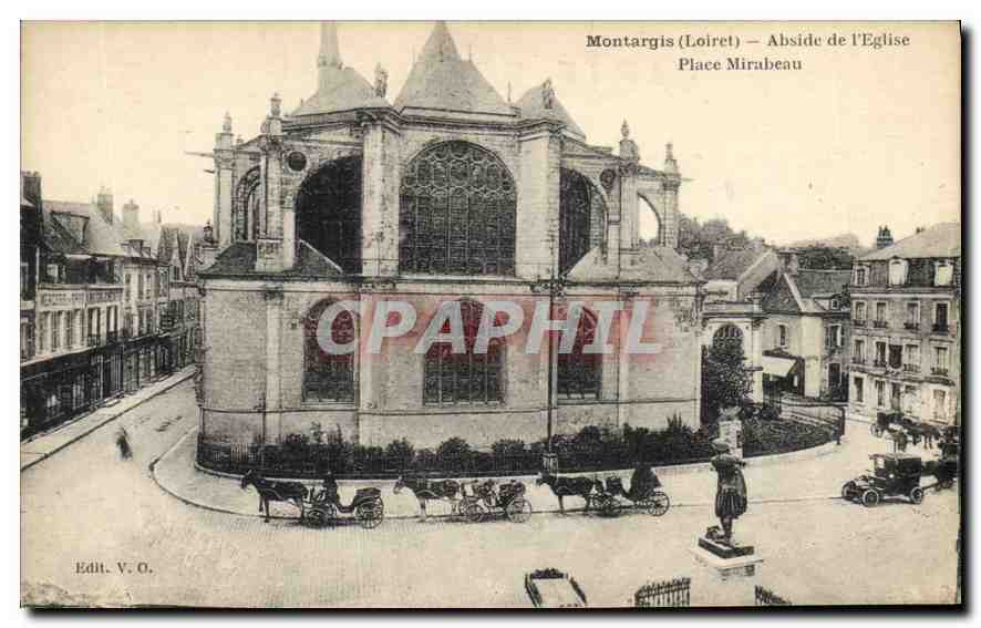 CPA Montargis (Loiret) Abside de l'Eglise