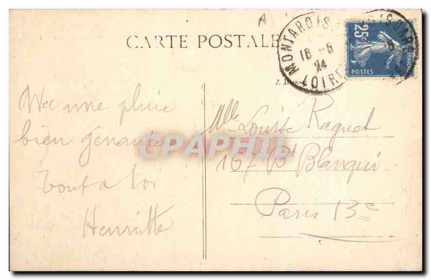 Montargis — Église Sainte-Madeleine — Éditeur non identifié — Verso