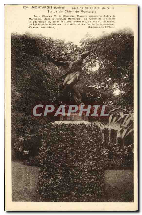CPA Montargis (Loiret) Jardin de l'Hotel de Ville