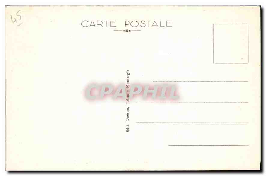 CPA Montargis (Loiret) Les Bords du Loing au Pont Tivoli — Rückseite