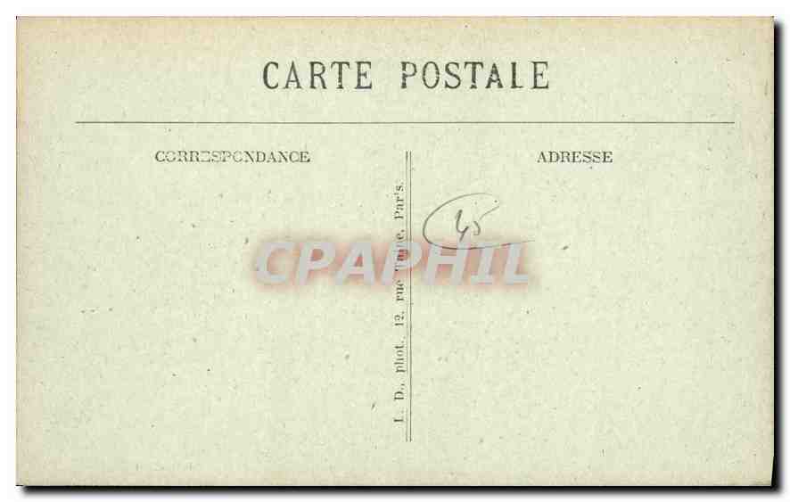 Montargis (Loiret) — La Passerelle et la vieille Tour — Édition V. O. — Rückseite