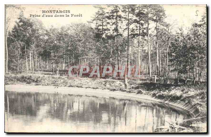 CPA Montargis Prise d'eau dans la Foret