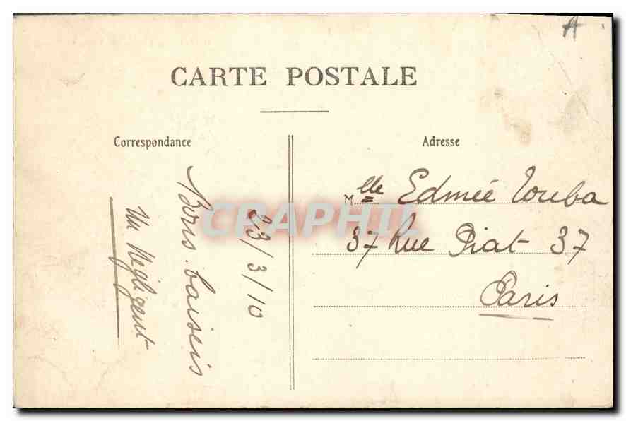 CPA Montargis Les Bords du Loing — Back