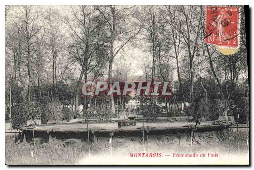 CPA Montargis Promenade du Patis