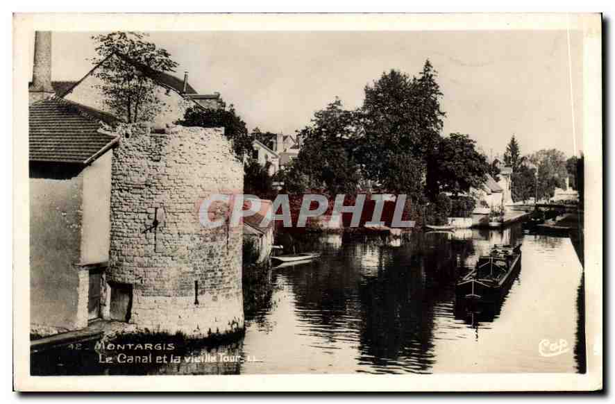 CPA Montargis Le Canal et la Vielle Tour