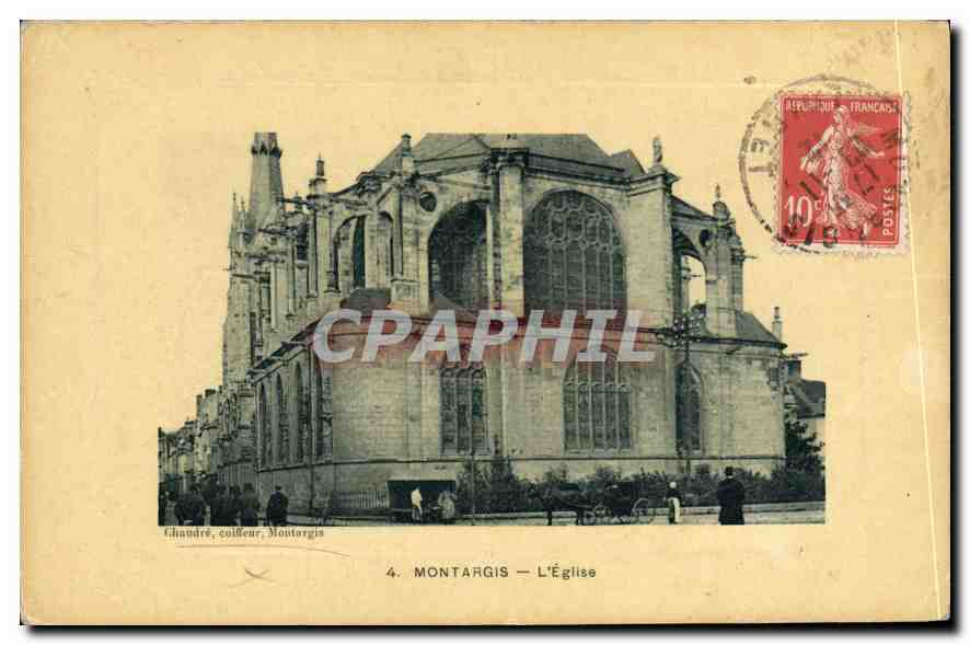 Montargis — Die Kirche — Chaudré, Drucker, Montargis