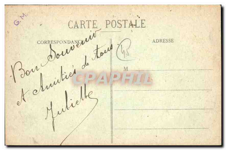 CPA Montargis L'Hotel de Ville — Rückseite
