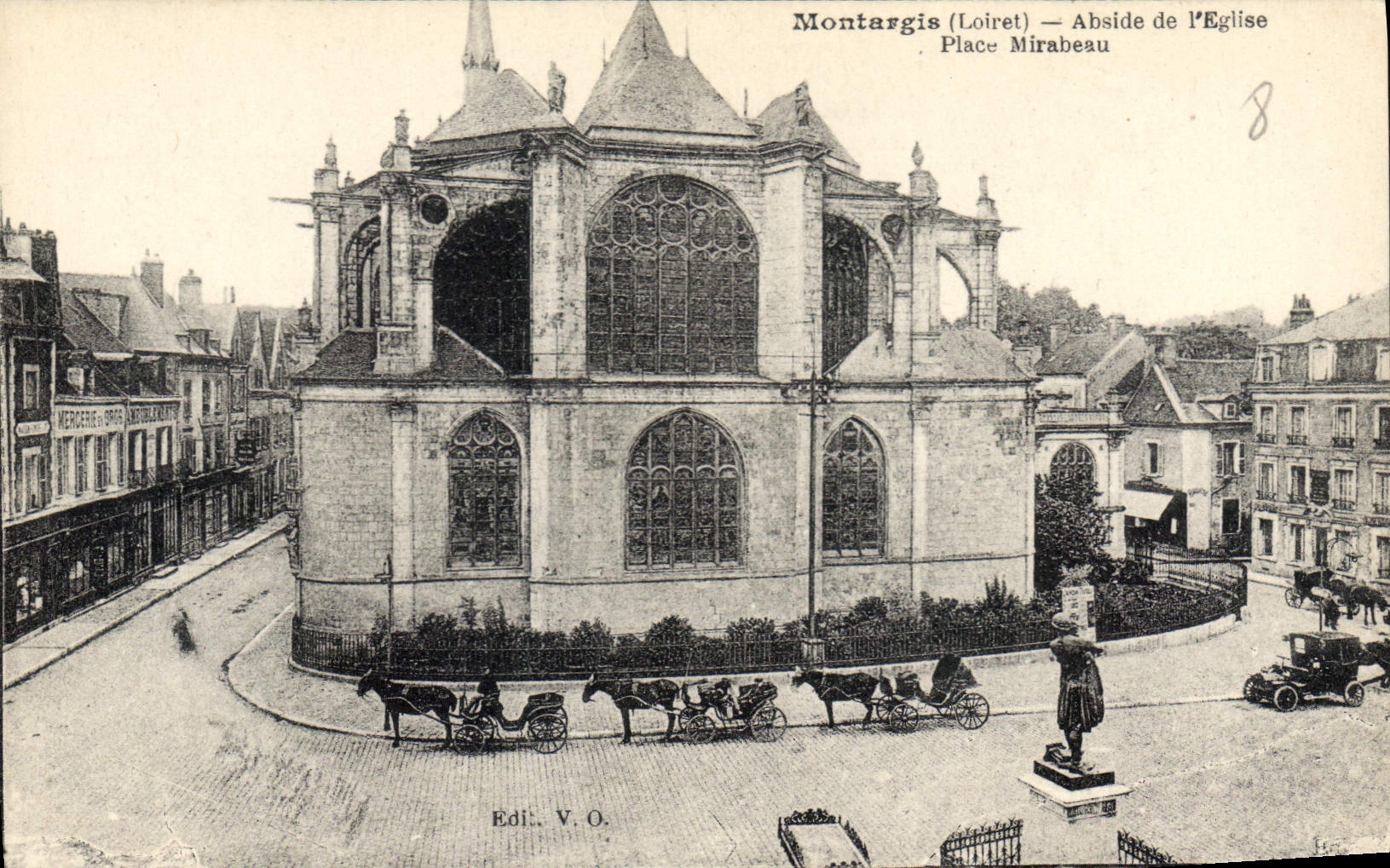 CPA Montargis (Loiret) Abside de l'Eglise