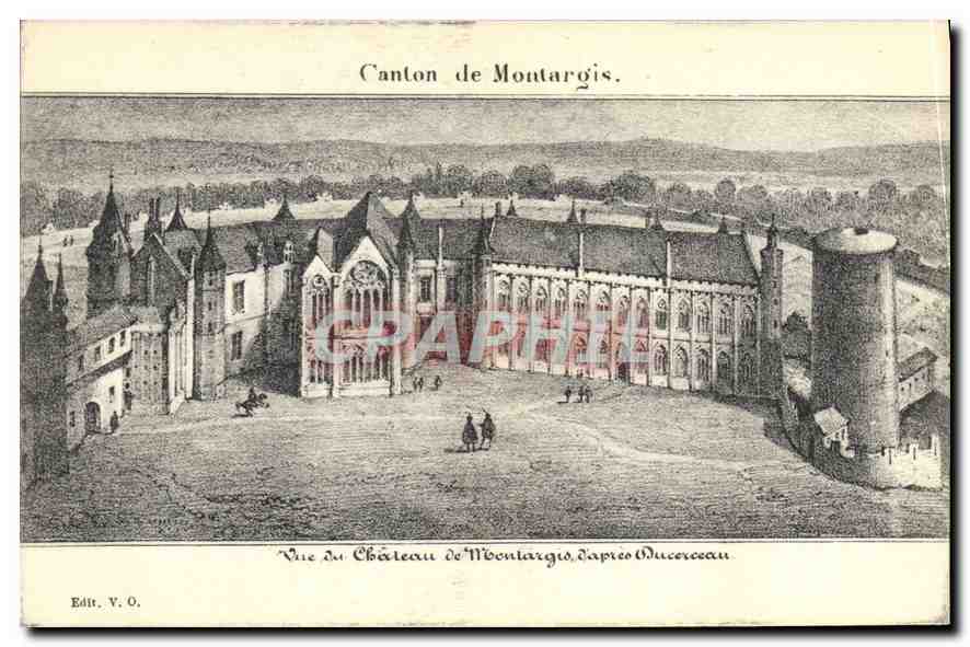CPA Montargis Vue du Chateau de Montargis