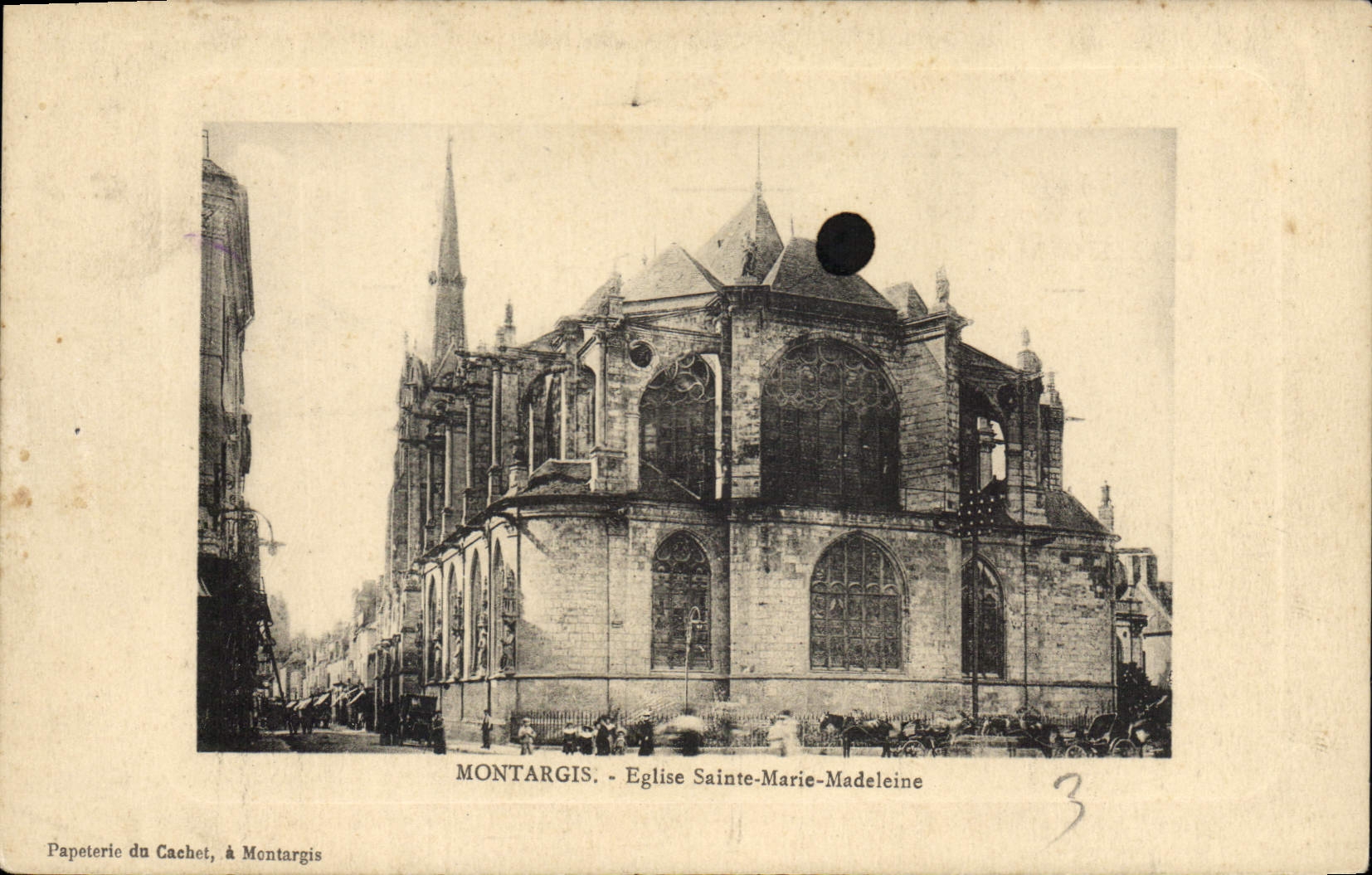 CPA Montargis Eglise Sainte Marie Madeleine