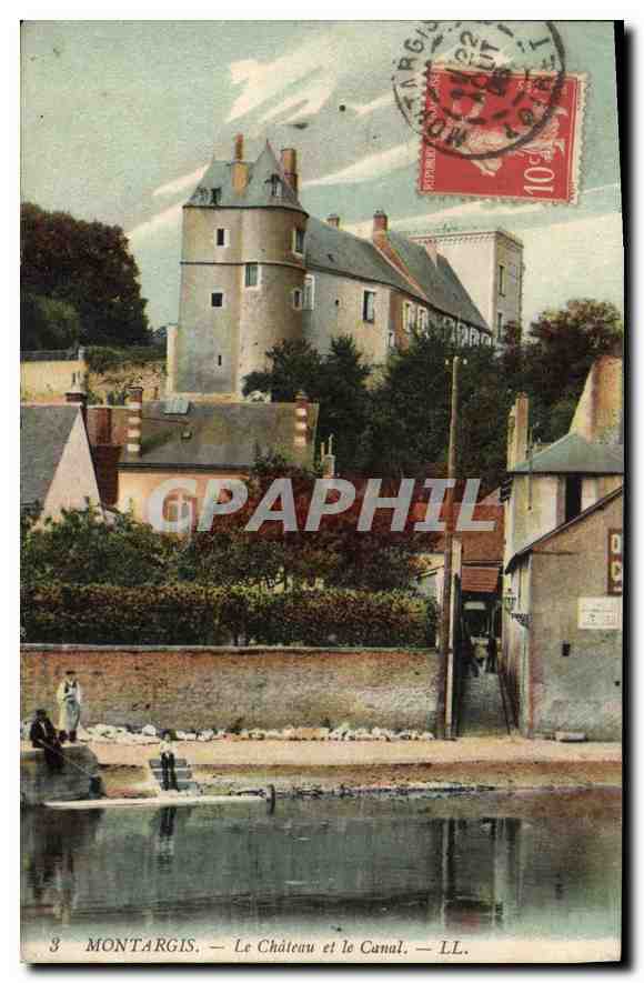 CPA Montargis Le Chateau et le Canal
