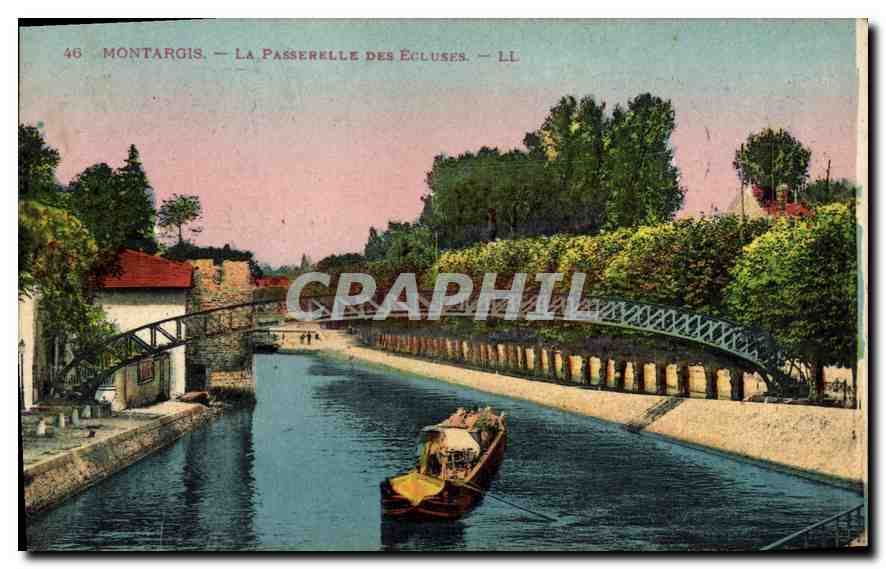 Montargis — La Passerelle des Écluses — LL