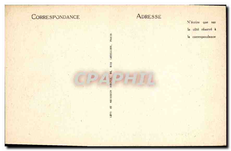 CPA Montargis L'Hotel de Ville — Rückseite