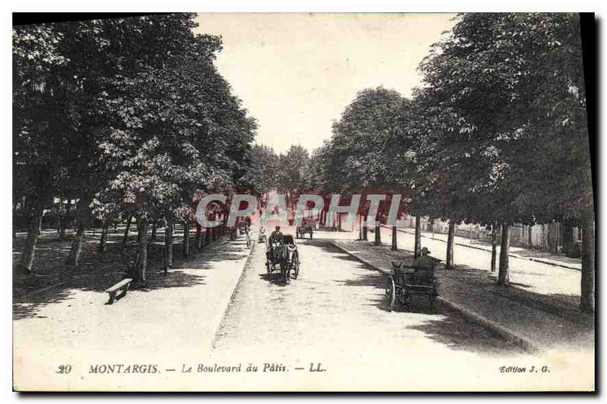 Montargis — Le Boulevard du Pâtis — Édition J. G.