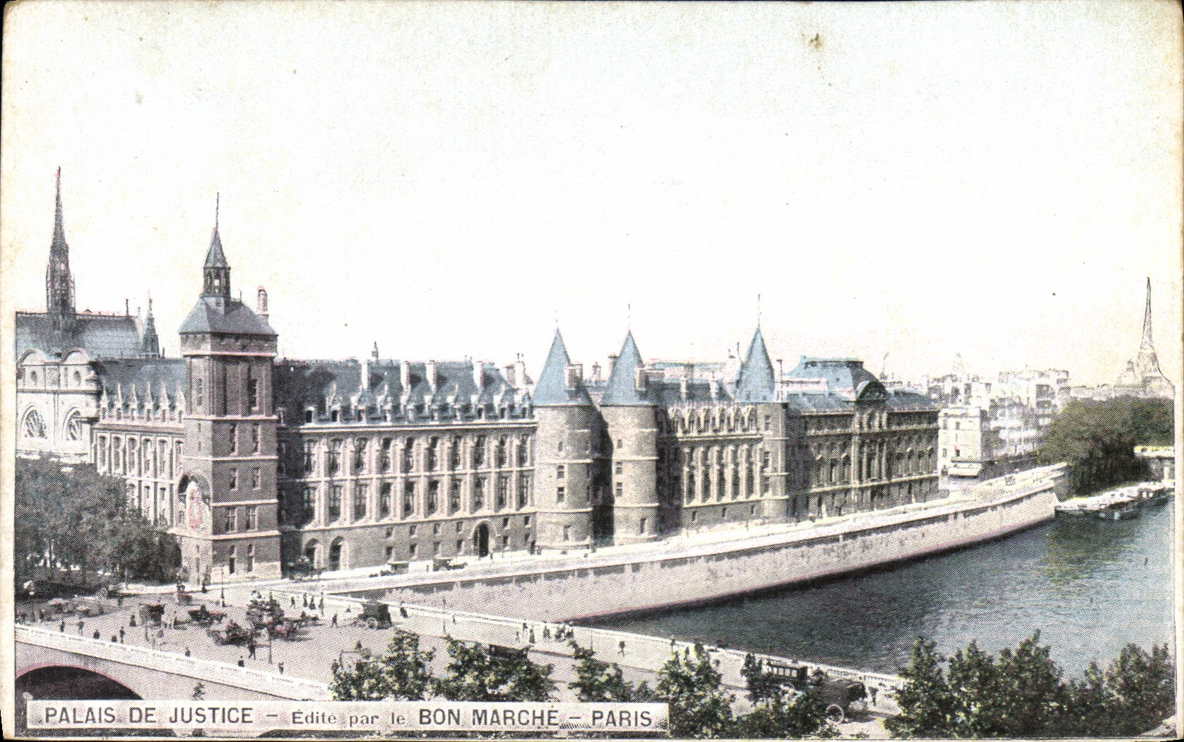 CPA Paris Palais de Justice Tour Eiffel