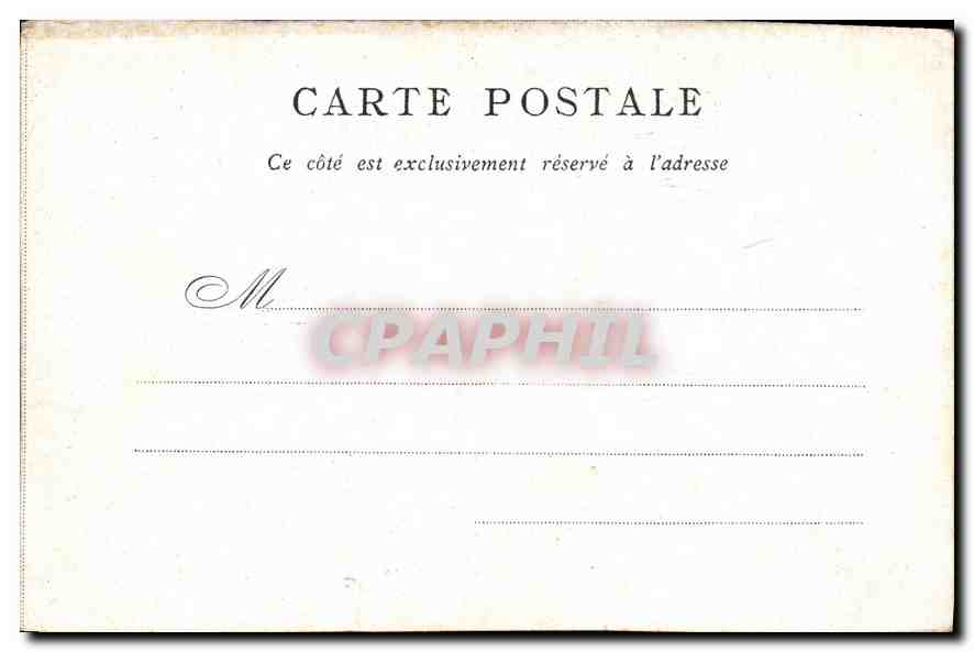 CPA Paris Opera — Rückseite