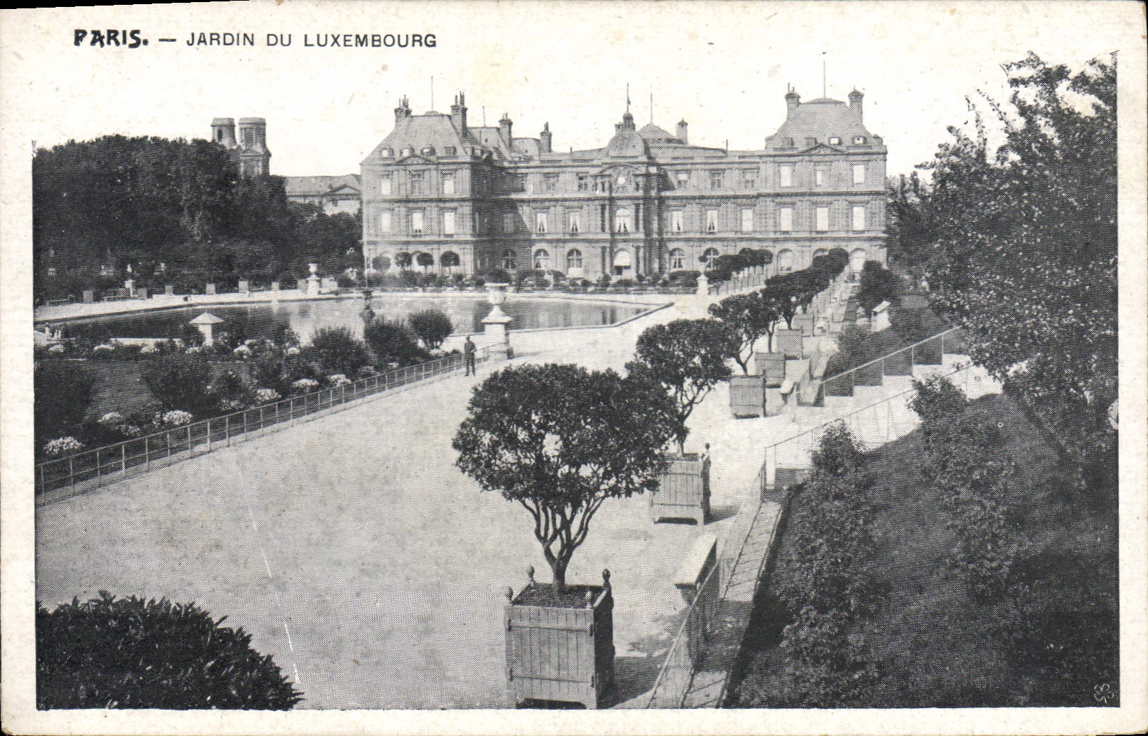 CPA Paris Jardin de Luxembourg