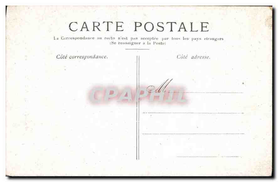 CPA Paris Chappe (Telegraphe aerien) — Rückseite