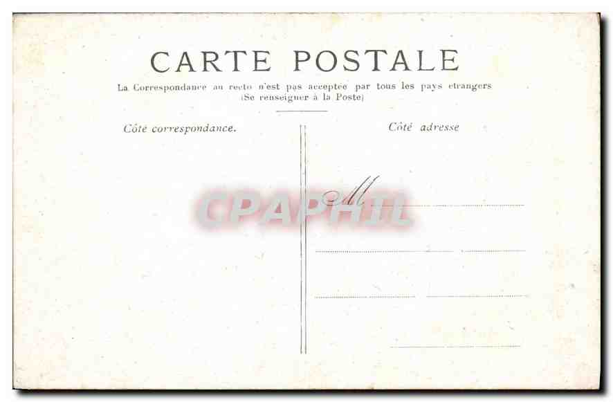 CPA Paris Le Lion de Belfort — Rückseite
