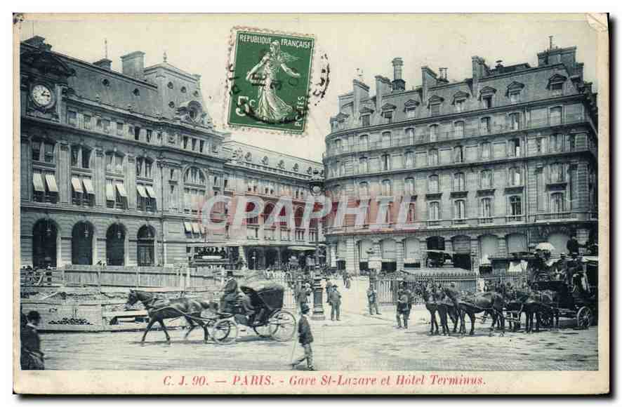 CPA Paris Care St Lazare et Hotel Terminus